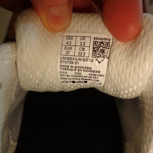 FIRM Saucony ProGrid Omni 9 Sneakers 6W/4.5M Grey Breathable Mesh Upper - Picture 6 of 13